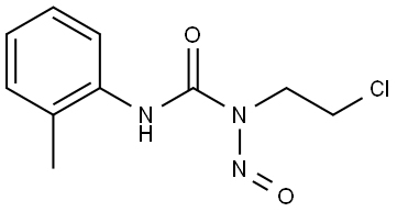 1-(2-chloroethyl)-1-nitroso-3-(o-tolyl)urea Structure