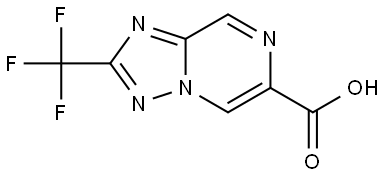 2-(Trifluoromethyl)-[1,2,4]triazolo[1,5-a]pyrazine-6-carboxylic acid Structure