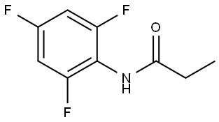 N-(2,4,6-Trifluorophenyl)propanamide Structure