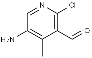5-Amino-2-chloro-4-methyl-3-pyridinecarboxaldehyde Structure