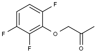 1-(2,3,6-Trifluorophenoxy)-2-propanone Structure