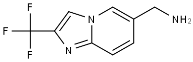 (2-(Trifluoromethyl)imidazo[1,2-a]pyridin-6-yl)methanamine Structure