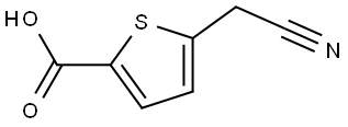 5-(Cyanomethyl)thiophene-2-carboxylic acid Structure
