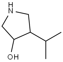 4-(1-Methylethyl)-3-pyrrolidinol Structure