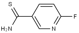 6-Fluoropyridine-3-carbothioamide Structure