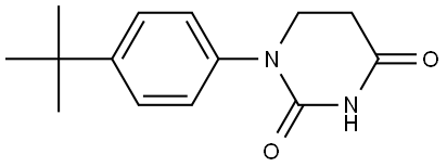 1-[4-(1,1-Dimethylethyl)phenyl]dihydro-2,4(1H,3H)-pyrimidinedione Structure