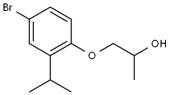 1-[4-Bromo-2-(1-methylethyl)phenoxy]-2-propanol Structure