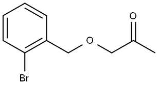 1-[(2-Bromophenyl)methoxy]-2-propanone Structure