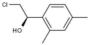 (R)-2-Chloro-1-(2,4-dimethylphenyl)ethanol Structure