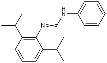 N-(2,6-diisopropylphenyl)-N-phenylformimidamide Structure