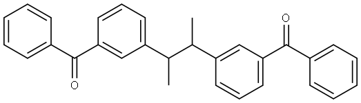 Methanone, [(1,2-dimethyl-1,2-ethanediyl)di-3,1-phenylene]bis[phenyl- (9CI) Structure