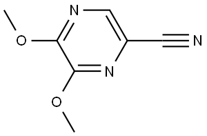 5,6-Dimethoxypyrazine-2-carbonitrile Structure