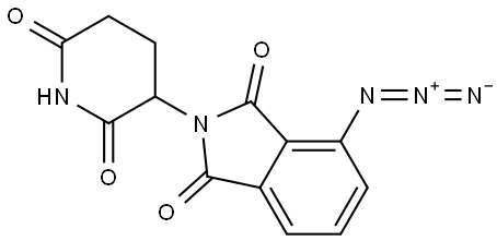 4-azido-2-(2,6-dioxopiperidin-3-yl)-2,3-dihydro-1H-isoindole-1,3-dione Structure