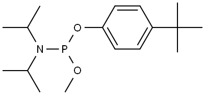 4-(tert-butyl)phenyl methyl diisopropylphosphoramidite Structure