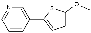 3-(5-Methoxy-2-thienyl)pyridine Structure