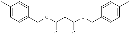 bis(4-methylbenzyl) malonate Structure