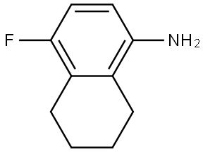1-Naphthalenamine, 4-fluoro-5,6,7,8-tetrahydro- Structure