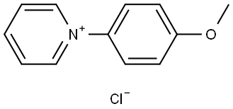 1-(4-Methoxyphenyl)pyridin-1-iumchloride Structure