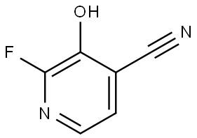 2-Fluoro-3-hydroxy-4-pyridinecarbonitrile Structure