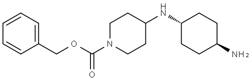 benzyl 4-(((1r,4r)-4-aminocyclohexyl)amino)piperidine-1-carboxylate Structure