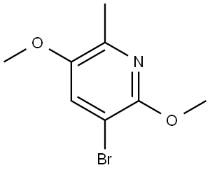 3-Bromo-2,5-dimethoxy-6-methylpyridine Structure