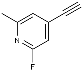 4-Ethynyl-2-fluoro-6-methylpyridine Structure