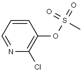 3-Pyridinol, 2-chloro-, 3-methanesulfonate Structure