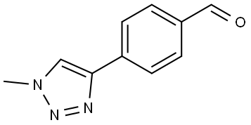 4-(1-Methyl-1H-1,2,3-triazol-4-yl)benzaldehyde Structure