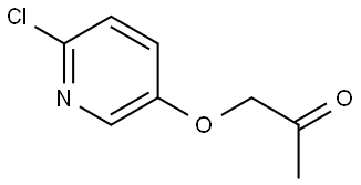 1-[(6-Chloro-3-pyridinyl)oxy]-2-propanone Structure