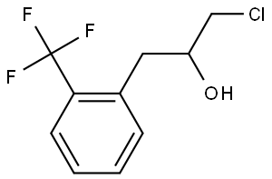 α-(Chloromethyl)-2-(trifluoromethyl)benzeneethanol Structure