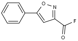5-Phenyl-3-isoxazolecarbonyl fluoride Structure