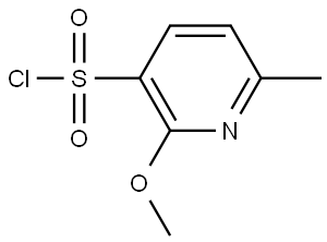 2-Methoxy-6-methylpyridine-3-sulfonyl chloride Structure