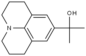 2,3,6,7-Tetrahydro-α,α-dimethyl-1H,5H-benzo[ij]quinolizine-9-methanol Structure