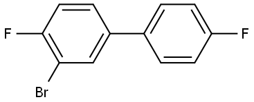 3-Bromo-4,4'-difluoro-1,1'-biphenyl Structure