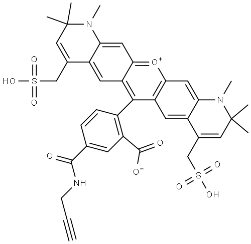 BP Fluor 594 Alkyne Structure