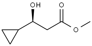 Cyclopropanepropanoic acid, β-hydroxy-, methyl ester, (βS)- Structure