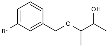 3-[(3-Bromophenyl)methoxy]-2-butanol Structure