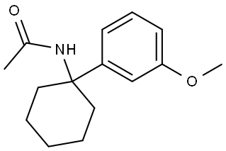N-[1-(3-Methoxyphenyl)cyclohexyl]acetamide Structure