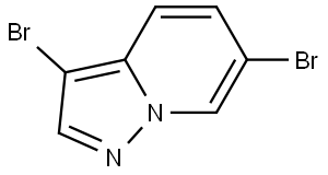 3,6-Dibromopyrazolo[1,5-a]pyridine Structure