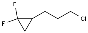 2-(3-chloropropyl)-1,1-difluorocyclopropane Structure