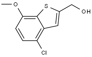 (4-chloro-7-methoxybenzo[b]thiophen-2-yl)methanol Structure