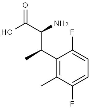 (2S,3R)-2-amino-3-(3,6-difluoro-2-methylphenyl)butanoic acid Structure