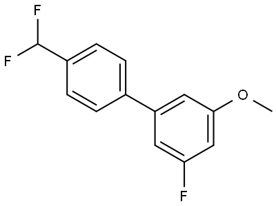 4'-(Difluoromethyl)-3-fluoro-5-methoxy-1,1'-biphenyl Structure