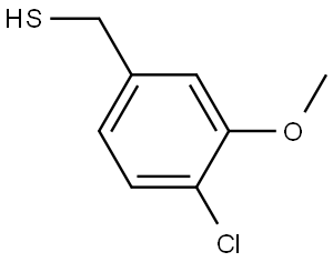 4-Chloro-3-methoxybenzenemethanethiol Structure