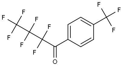 2,2,3,3,4,4,4-Heptafluoro-1-[4-(trifluoromethyl)phenyl]-1-butanone Structure