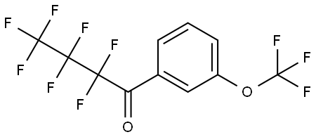 2,2,3,3,4,4,4-Heptafluoro-1-[3-(trifluoromethoxy)phenyl]-1-butanone Structure