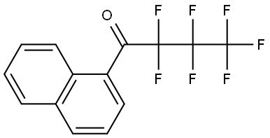 2,2,3,3,4,4,4-Heptafluoro-1-(1-naphthalenyl)-1-butanone Structure