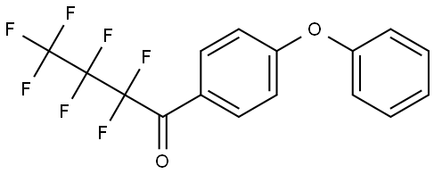 2,2,3,3,4,4,4-Heptafluoro-1-(4-phenoxyphenyl)-1-butanone Structure