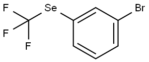 (3-Bromophenyl)(trifluoromethyl)selane Structure