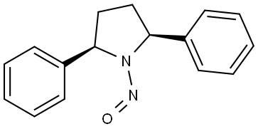 (2S,5R)-1-nitroso-2,5-diphenylpyrrolidine Structure